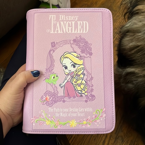 Loungefly Bags Disney Loungefly Tangled Chibi Book Crossbody Bag Poshmark